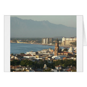 都心のPuerto Vallartaの眺め