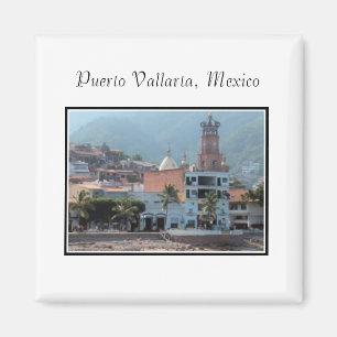 都心のPuerto Vallarta、メキシコ マグネット