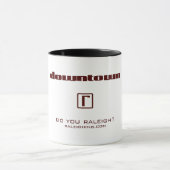 都心のRaleighingは襲います(さまざまなスタイル) マグカップ (中央)