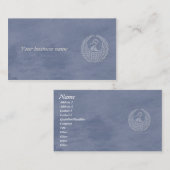 都留 名刺 (正面/裏面)