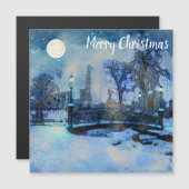 都絵を描市の冬の夜 (正面/裏面)