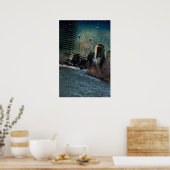 都走市を通る川 ポスター (キッチン)