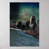 都走市を通る川 ポスター (正面)