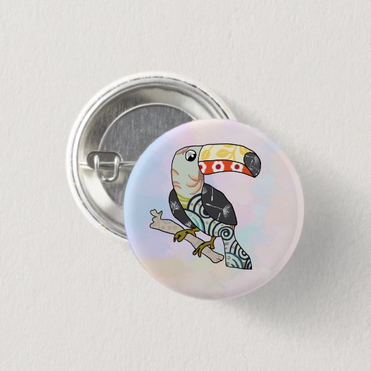 都閑 缶バッジ (正面&裏面)