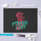 都鮮やか市、トレンディーグラフィックデザイン永遠の愛 薄葉紙 (クラフト)