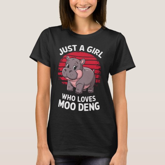 鄧小平を愛する女モーの子 Tシャツ (正面)