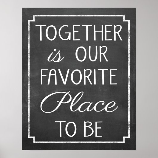 配お気に入りの置 ポスター (正面)