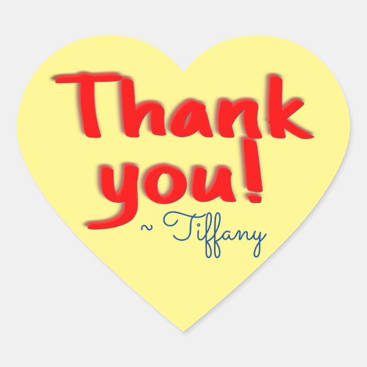 配信ドライバありがとう ハートシール (正面)