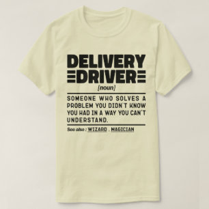 配信ドライバ名詞駆動ラバーおもしろい諺 Tシャツ