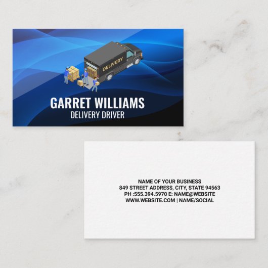 配信ドライバ | 出荷商品 名刺 (正面/裏面)