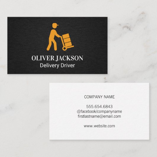 配信ドライバ 名刺 (正面/裏面)