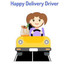 配信ドライバhappy配信tシャツ