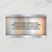 配信パッケージドライバ | 物流 名刺 (裏面)