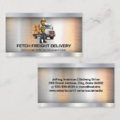 配信パッケージドライバ | 物流 名刺 (正面/裏面)
