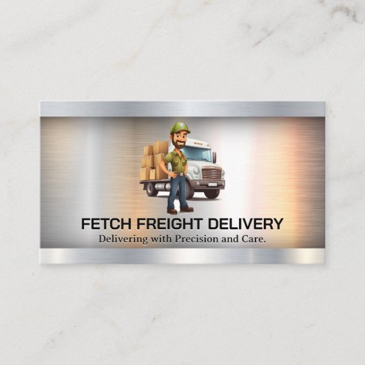 配信パッケージドライバ | 物流 名刺 (正面)