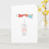 配偶者おもしろい記念カード カード (黄色い花)