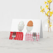 配偶者のための朝食の記念日 カード (黄色い花)