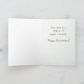 配偶者結婚の記念日のカスタマイズ カード (内部)