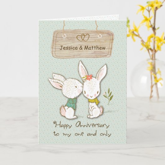 配偶者結婚の記念日のカスタマイズ カード (黄色い花)