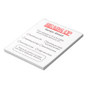 配偶者警告へ ノートパッド (回転)