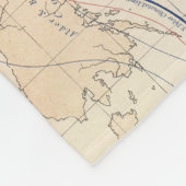 配分の植物 フリースブランケット (角)