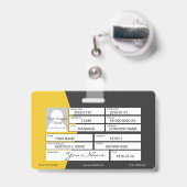 配布者バッジ バッジ (裏面(伸縮クリップ))