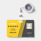 配布者バッジ バッジ (正面(伸縮クリップ))