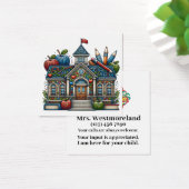 配布資料カードスクール – 先生, 「リバース」を参照 (デスク)