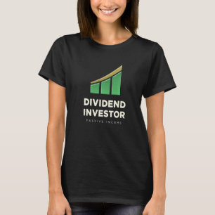 配当投資家受動的株式市場利益 Tシャツ