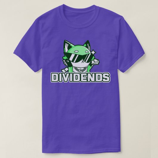 配当投資家株取引11 Tシャツ (デザイン正面)