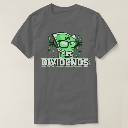 配当投資家株取引7 Tシャツ (デザイン正面)