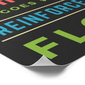 配筋が流れる場所での動作 ポスター (角)