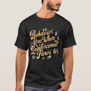 配筋が流れる場所での動作 Tシャツ