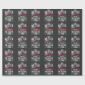 配管いけな工の夫と父の配管引用文 ラッピングペーパー (フラット)