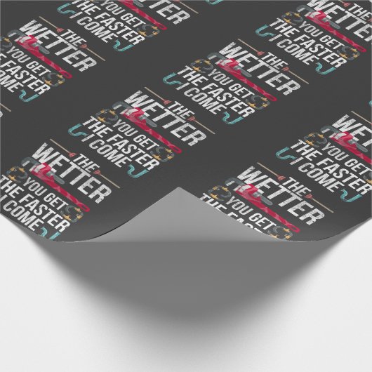 配管いけな工の夫と父の配管引用文 ラッピングペーパー (角)