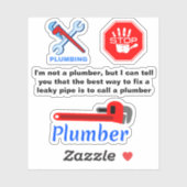 配管おもしろい引用文 シール (シート)