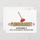 配管おもしろい ポストカード (正面/裏面)