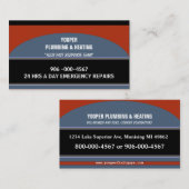 配管および暖房の家の維持および修理 名刺 (正面/裏面)