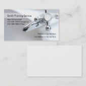 配管のサービス業カード 名刺 (正面/裏面)