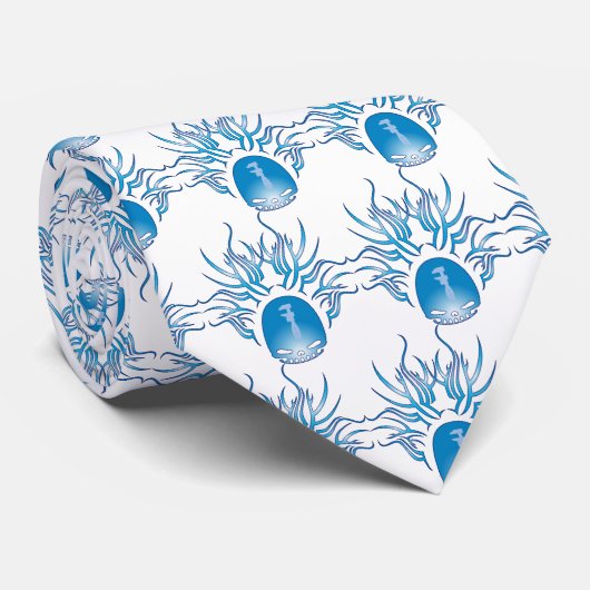 配管のスカル ネクタイ (ロール)