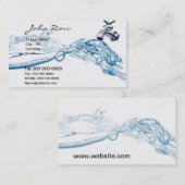 配管の会社の名刺v1 名刺 (正面/裏面)