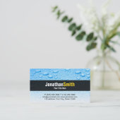 配管の名刺の青海原の低下 名刺 (スタンド正面)