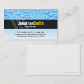 配管の名刺の青海原の低下 名刺 (正面/裏面)