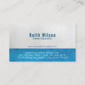 配管の建設業カード 名刺 (裏面)