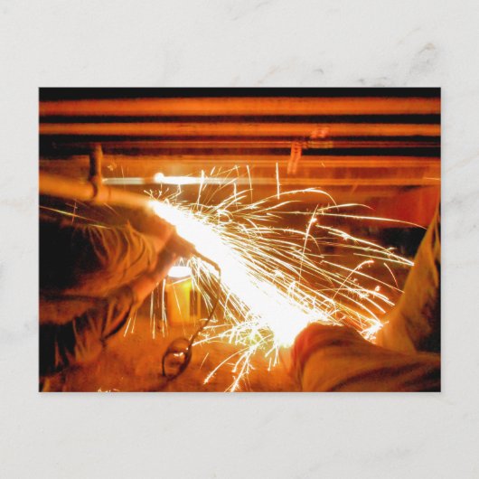 配管の火花 オリジナル ポストカード (正面)
