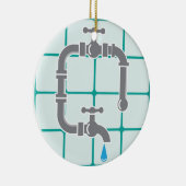 配管の管 セラミックオーナメント (右)