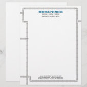 配管はレターヘッドを配管します レターヘッド (正面/裏面)