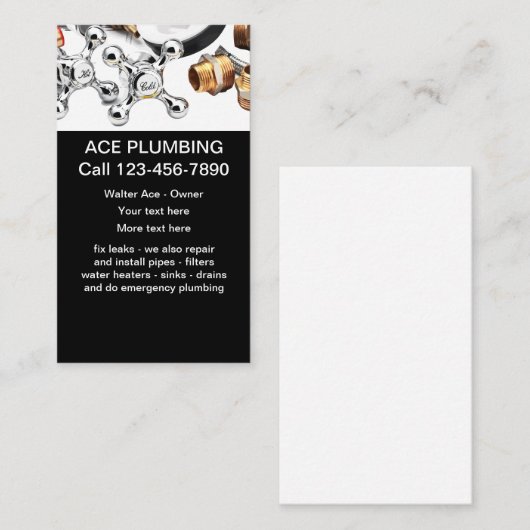 配管は名刺を整備します 名刺 (正面/裏面)