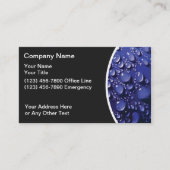 配管は水テーマを整備します 名刺 (正面)