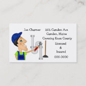 配管サービス 名刺 (裏面)